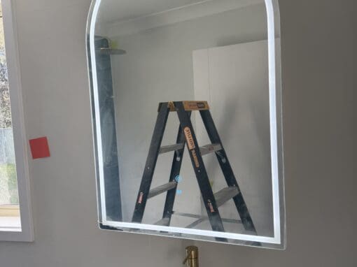 A Bright Upgrade: LED-Backlit Mirror Installation in Camden