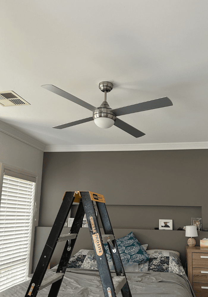 Ceiling fan installation Ceiling fan installation