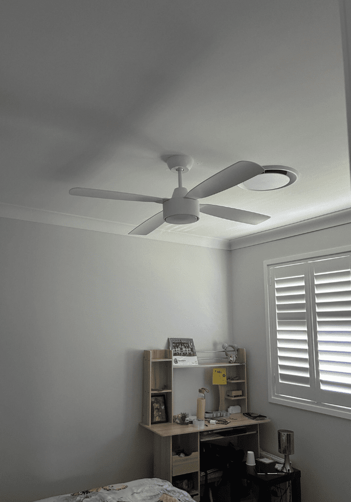 Ceiling fan installation Ceiling fan installation