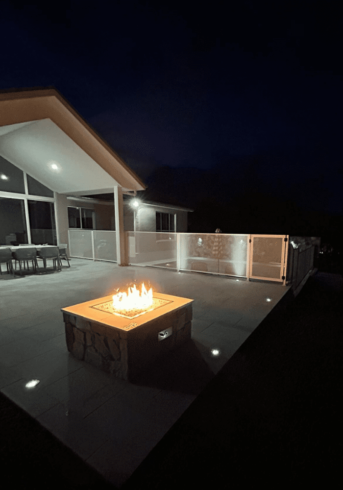 Outdoor lighting installation Outdoor lighting installation