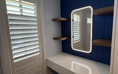 LED Mirror Light Installation in Harrington Park
