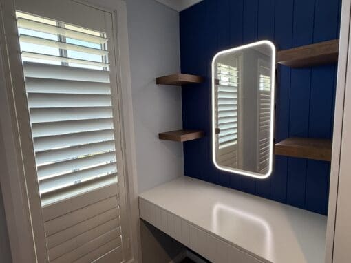 LED Mirror Light Installation in Harrington Park