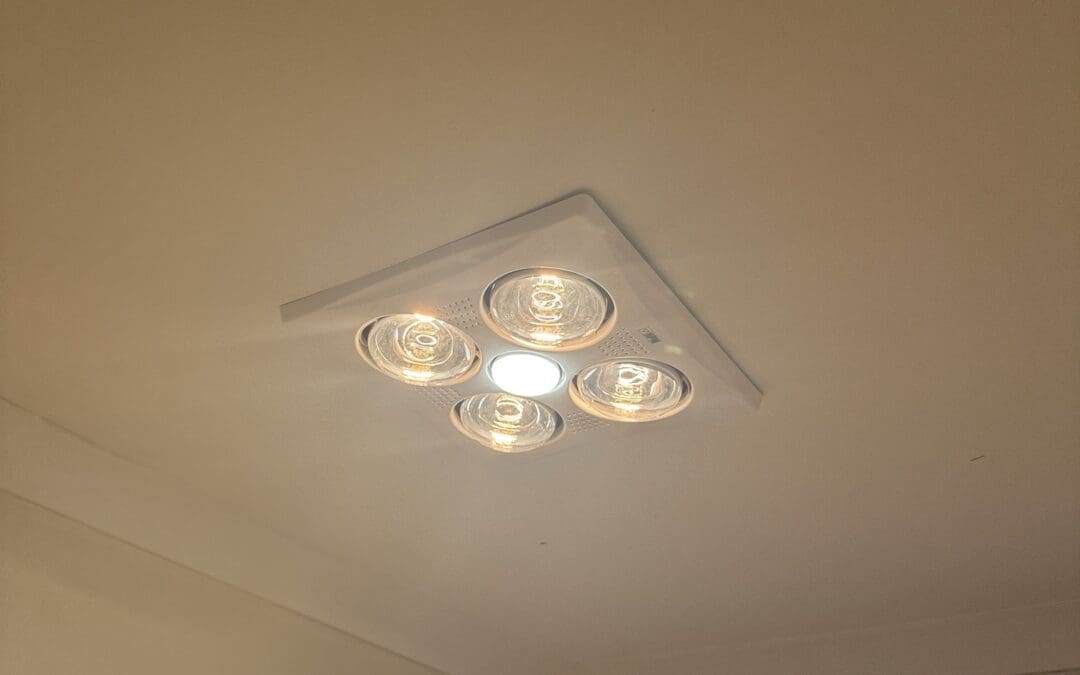 Comfort Upgraded: Heat, Fan & Light All-in-One Installed by Clemo Electric